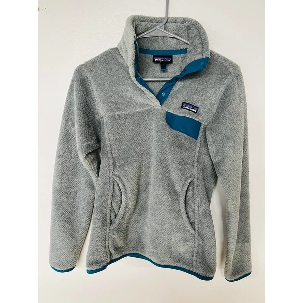 Patagonia Grey Long Sleeve Re-tool Lightweight Pullover